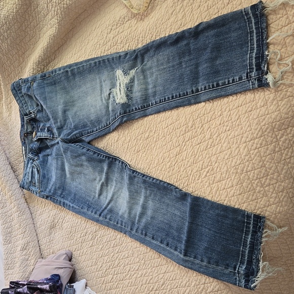 Kut Reese Ankle Straight Leg Raw Hem - Picture 3 of 6